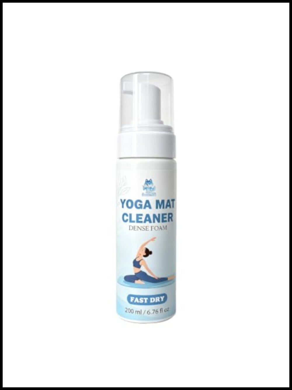 Yoga Mat Cleaner Foam Spray No-Rinse Deep Cleaning 200ml